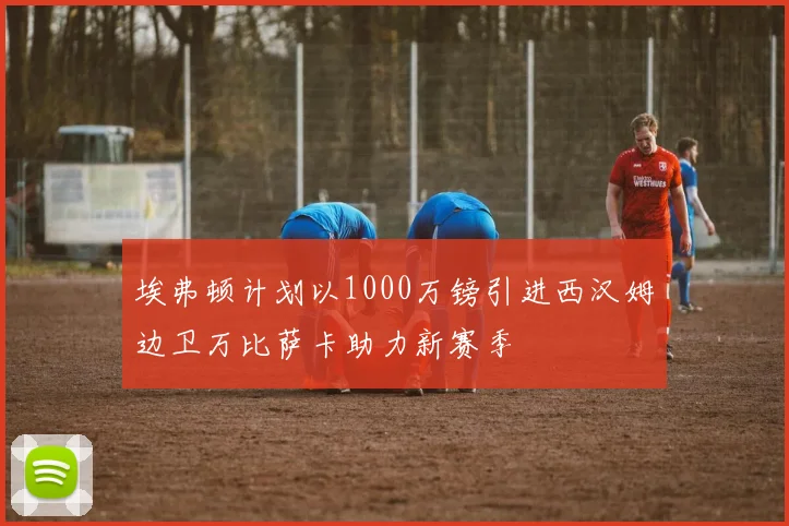 埃弗顿计划以1000万镑引进西汉姆边卫万比萨卡助力新赛季